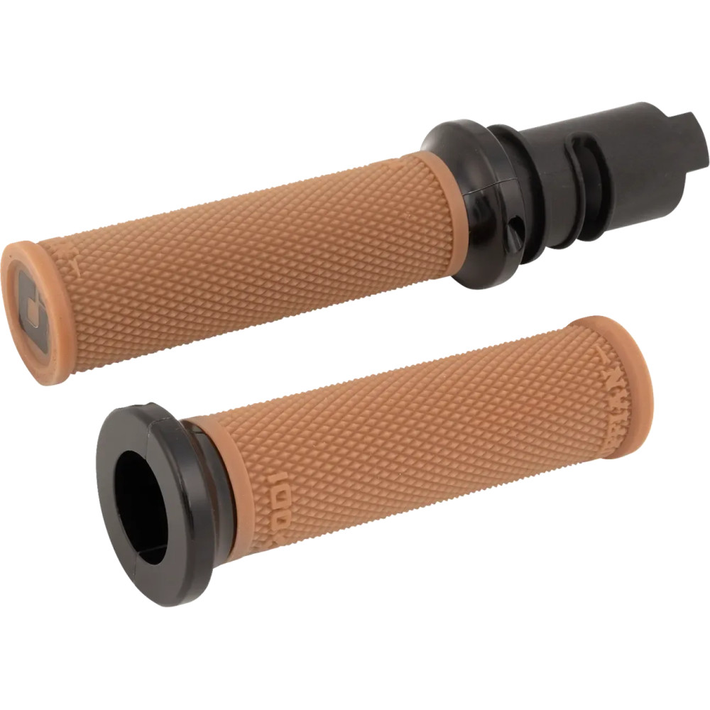 Ruffian Lock-On Street Grips — 25.4 mm (1") handlebar fit, gum rubber