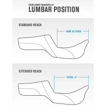 Roadsofa™ Extended Reach Seat — 30-1/2" overall length, 14" driver width