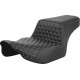 Honeycomb Step-Up Seat — Overall length 30.5 in, Fits tank size Standard, Color: Black, Silver