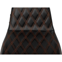 Asiento Tailwhip Daddy Long Legs — 11-1/2 in de ancho, 6 in de respaldo, base calibre 16, Negro