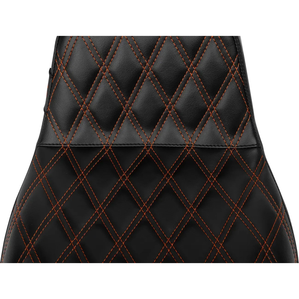 Asiento Tailwhip Daddy Long Legs — 11-1/2 in de ancho, 6 in de respaldo, base calibre 16, Negro