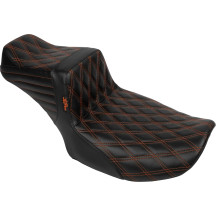 Asiento Tailwhip Daddy Long Legs — 11-1/2 in de ancho, 6 in de respaldo, base calibre 16, Negro