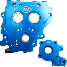 TC3 Oil Pump and Cam Support Plate Kit — Blue