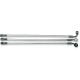Kit trenzado de línea de freno delantero Designer Series sin ABS — 23", banjo de 10 mm 180°, cromo