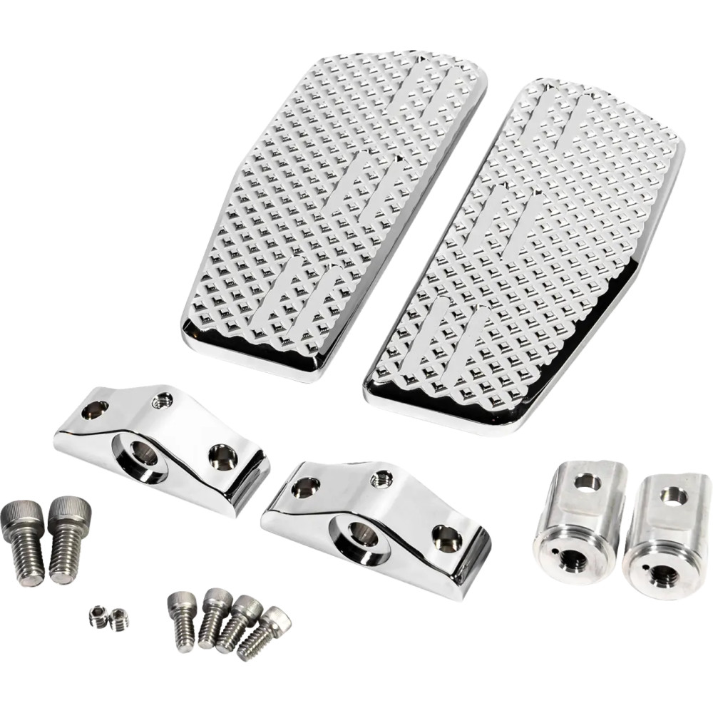 Mini Floorboards — 20.5 cm (8"), 76 mm (3"), Chrome