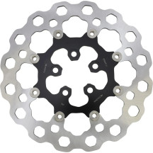 Cubiq™ Brake Rotor — 299 mm, Full-Floating, Black/Chrome