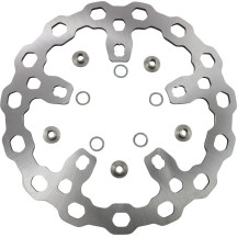 Oversize Cubiq™ Brake Rotor — 318 mm, Chrome