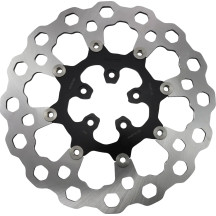 Oversize Cubiq™ Brake Rotor — 330 mm (13"), Two Piece (Semi-Floating), Chrome