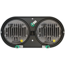 Adaptive 2 LED Headlight — Fits 145 mm (5-3/4"), Black trim