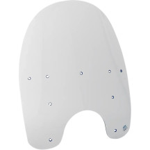 Replacement Plastic Windshield — Height 38 cm (15"), Width 58.5 cm (23"), 22 cm (8-3/4") headlight cutout