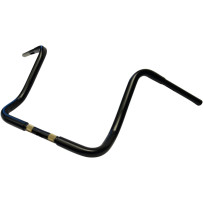 Manillar Touring Ape Hanger 1-1/4" — 32 mm de diámetro, 14" de subida, compatible con FLHT/FLHX, negro mate