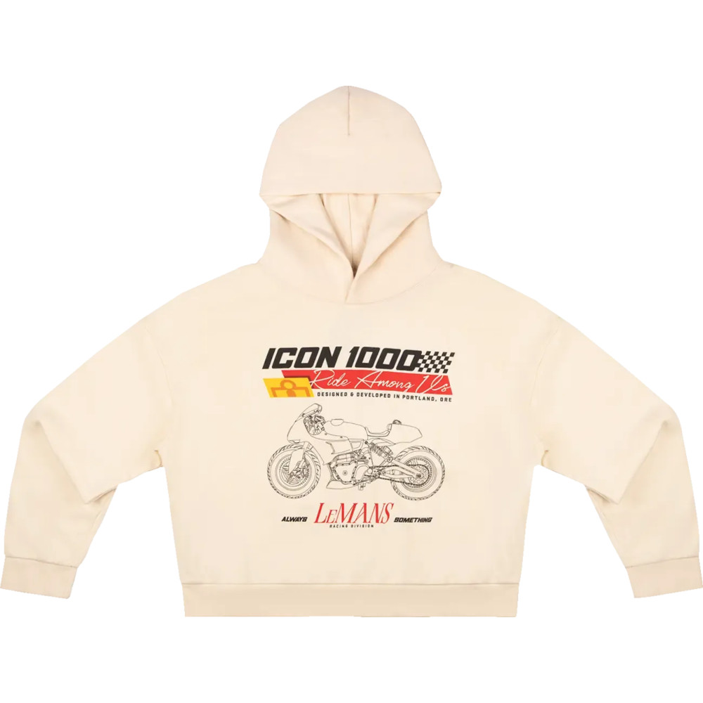 Women's Always Something™ Hoodie — L, Off-White