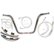 1-1/4" Caliber Handlebar Installation Kit — 1-1/4" diameter, 7-3/4" center width, Chrome