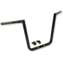 1-1/4" Hefty Twin Peaks Handlebar — 1-1/4" clamp, 16" rise, Black