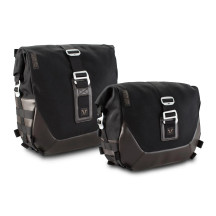 Legend Gear LC1 & LC2 Side Bag System Brown Edition — 13.5 L / 9.8 L, Quick Lock System, Brown/Black