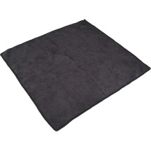 Toallas Pro de microfibra — 40,5 cm x 40,5 cm, paquete de 10, negro