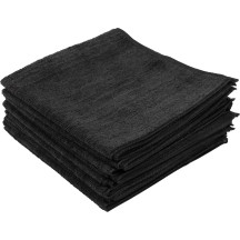 Toallas para detallado — 40,5 cm x 40,5 cm, Paquete de 10, Negro