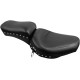 Studded 2-Up Seat — 28" overall length, 7-1/2" rear width, Black