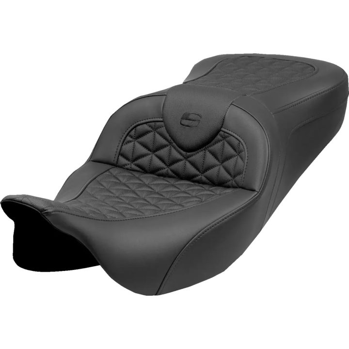 RoadSofa™ Tri Gripper Seat — 31" overall, 15-1/2" driver width, Black