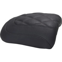 Padded Passenger Seat Cowl — 23 cm (9"), Black
