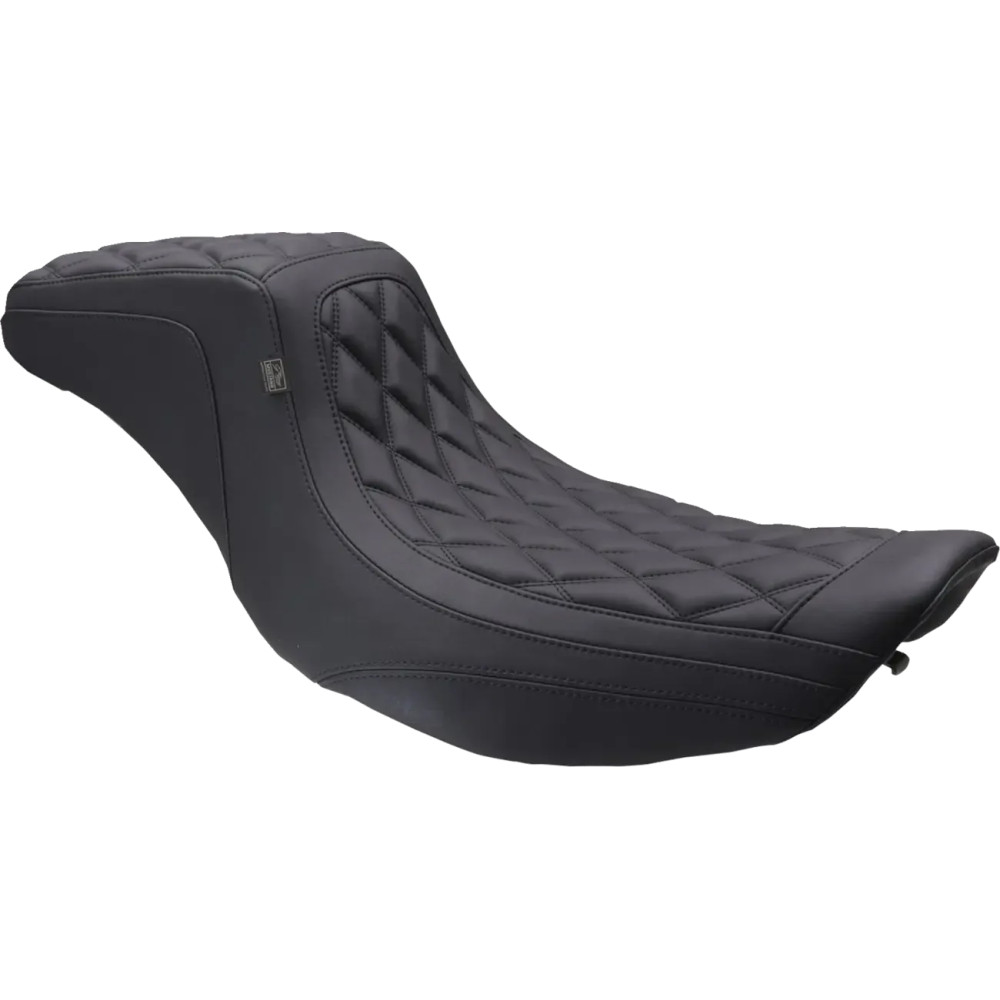Double Diamond Squareback Seat — 2-up, Black