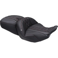 Deluxe Touring Seat — 47 cm driver, 34.5 cm rear, Black
