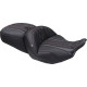 Deluxe Touring Seat — 47 cm (18-1/2") driver width, 34.5 cm (13-1/2") rear width, Black, Red