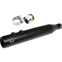2-into-1 Swindler Exhaust Conversion Kit — Ø 4-1/2 in (11.5 cm), Guardian Black