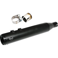 2-into-1 Swindler Exhaust Conversion Kit — Ø 4-1/2 in (11.5 cm), Guardian Black