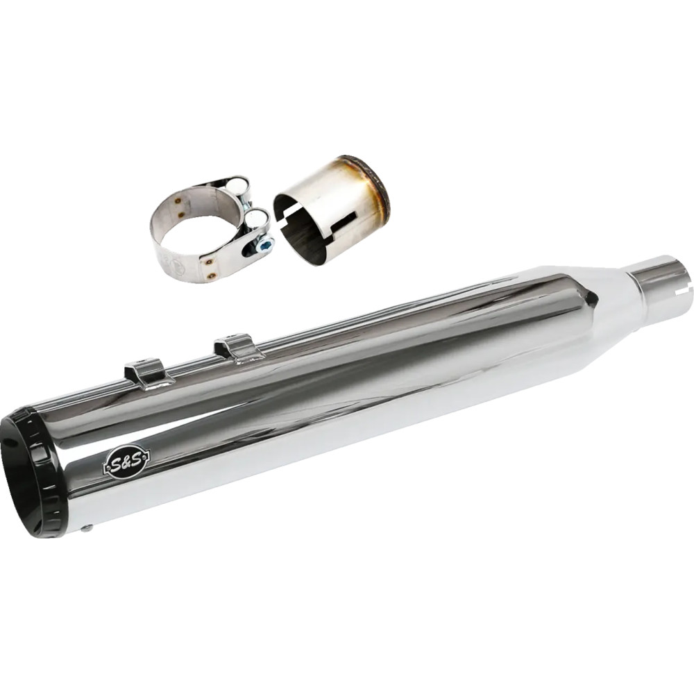 2-into-1 Swindler Exhaust Conversion Kit — 11.5 cm (4-1/2"), Chrome