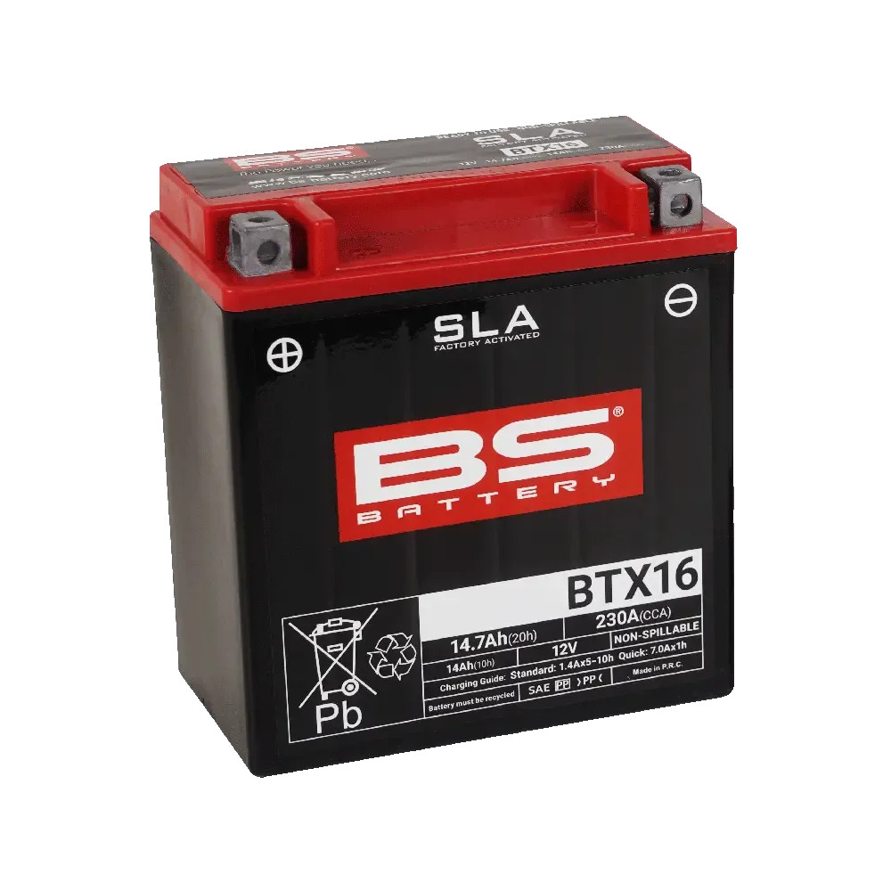 SLA Factory-Activated AGM Maintenance-Free Batteries — 12V, 14Ah, Black