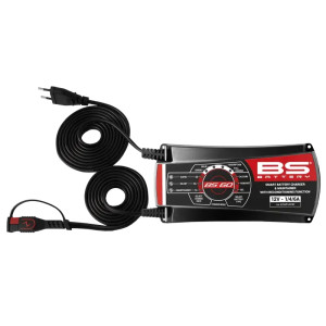 SMART Battery Charger & Maintainer with Reconditioning Function — 30 Ah, Black, Red