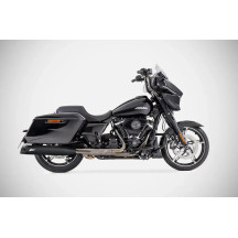 4.33 Inches Slash-Cut Slip-Ons Muffler for HD-TOURING E3 — 4.33 in, Black