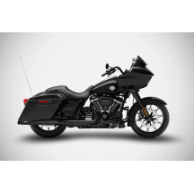 4.33 Inches Slash-Cut Slip-Ons Muffler for HD-TOURING E3 — 4.33 in, Black