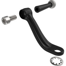 Under Mirror Stem Device Mount — 3/8" (9.5 mm) stem, black polished