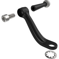 Under Mirror Stem Device Mount — 3/8" (9.5 mm) stem, black polished
