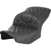 Roadsofa™ Lattice Stitch Heated Seat — Heated, 77.5 cm (30.5 in), 2-Up, Black