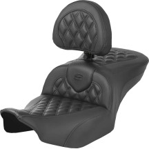 Roadsofa™ Lattice Stitch Heated Seat — 77.5 cm (30-1/2") , Black