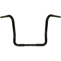 1-1/4" Caliber Handlebar — 32 mm (1-1/4"), 25.4 mm (1" clamp), 12" center, Black gloss