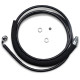 Latiguillo de embrague hidráulico de acero inoxidable — 193,5 cm (76-1/8"), +152 mm (+6")