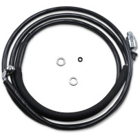 Stainless Steel Hydraulic Clutch Line — 203.5 cm (80-1/8"), 254 mm (10"), Vinyl-Coat Black