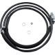 Línea de embrague hidráulica de acero inoxidable — 203,5 cm (80-1/8"), 254 mm (10"), acabado Vinyl-Coat negro