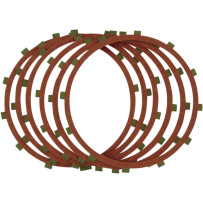 Red Eagle Organic Clutch Friction Plate Set — 6-pack