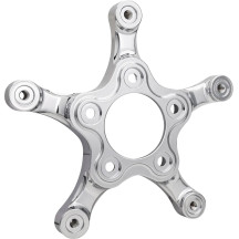 Spider Rotor Adaptor — 320 mm, 5-bolt 3.25" bolt circle, Chrome