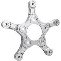 Spider Rotor Adaptor — 320 mm, 5-bolt 3.25" bolt circle, Chrome