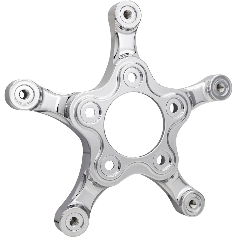 Spider Rotor Adaptor — 320 mm, 5-bolt 3.25" bolt circle, Chrome