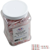 Heat-Shrink Solderless Wire Connector Kit/Refill — 100 Pack, 22-18 AWG, Red