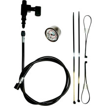 Kits de manómetro y línea de presión de aceite remotos — 45" OAL, para TC, EVO, XL