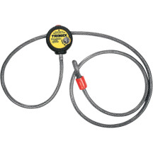 Versa-Cable™ Lock — 183 cm (6'), 10 mm (3/8") cable, Silver