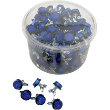 License Plate Reflectors — 150-pack, blue